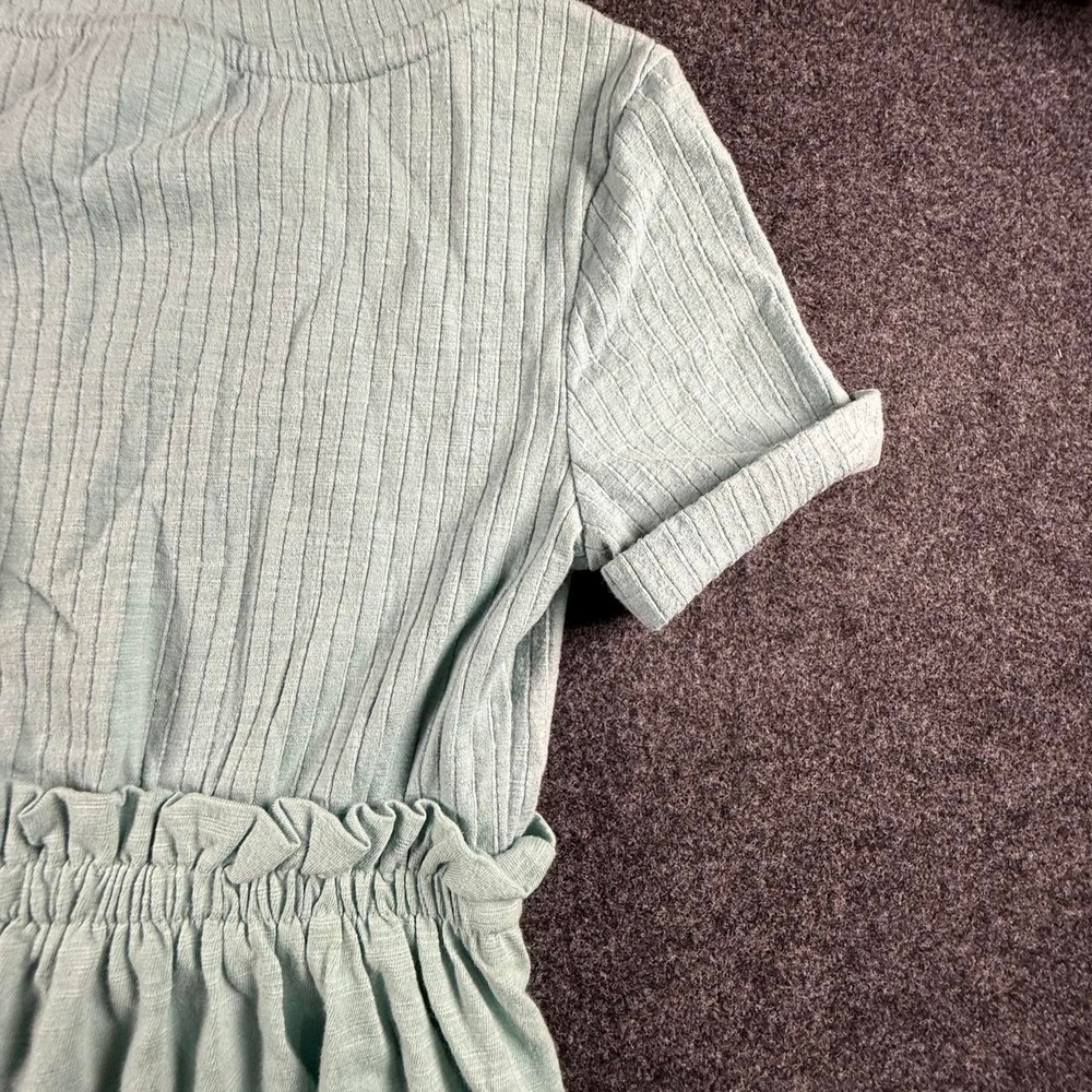 Ocean green dress with pockets size M (8) - Picture 4 of 4